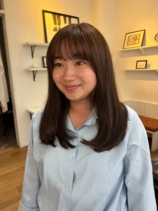 ロング カラー ヘアアレンジ 無料カットモデル‪✨ ✂️Nanami🌷のヘアスタイル