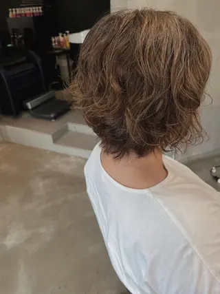 ショート パーマ RoooHAIR/ ちあきのヘアスタイル