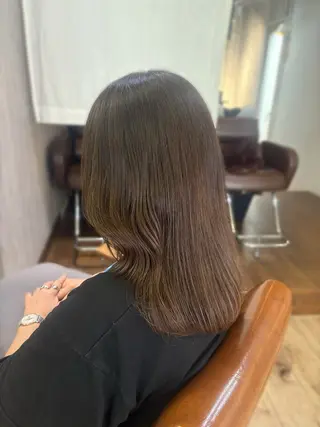 セミロング saaya💙 レイヤーカットのヘアスタイル