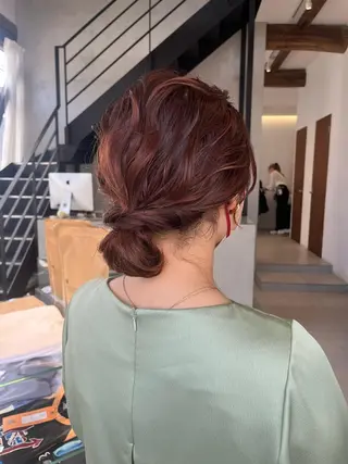 ミディアム 林 美優のヘアスタイル