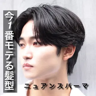 ショート パーマ指名率No1 メンズ特化ケイトのヘアスタイル