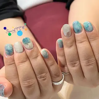 ネイル SecondMW _nail 川連のネイルデザイン