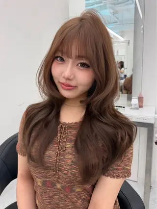 ロング カラー 権田 能孝のヘアスタイル