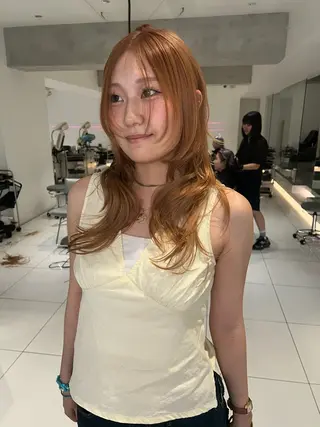 ロング カラー 海外レイヤー /NAGISAのヘアスタイル