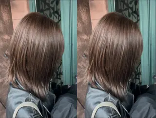 カラー 💘ハイトーン特化 PELE栄 OUYAのヘアスタイル