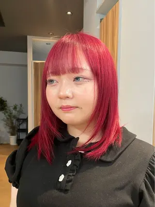 ミディアム カラー 透明感艶髪カラー /府中/Mizukiのヘアスタイル