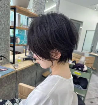 ショート カラー 近鉄奈良ショートヘア 清水力也のヘアスタイル