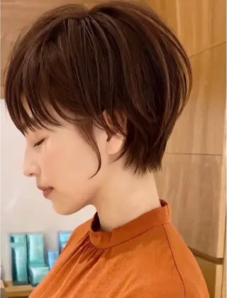 ショート 福本 可奈子のヘアスタイル