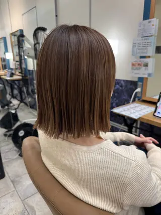 ミディアム 🍒透明感カラー/ 艶カラー/さくら🍒のヘアスタイル