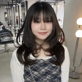 ロング 韓国レイヤー🇰🇷 艶髪💎renのヘアスタイル