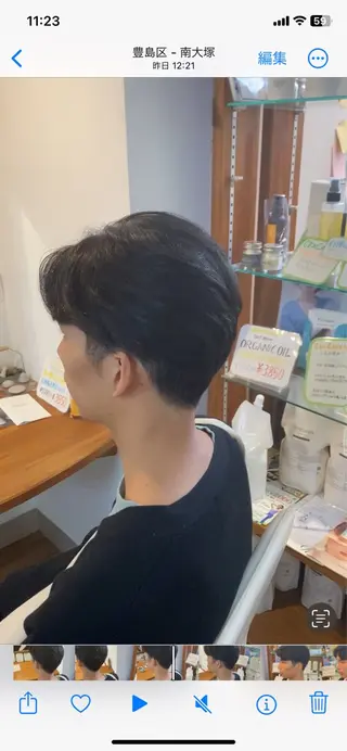 パーマ ヘアアレンジ メンズ 20代〜40代 大塚🌱松原大将のヘアスタイル