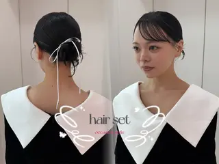 ミディアム ヘアアレンジ 髪質改善”透け感" カラー/Hono🪞のヘアスタイル