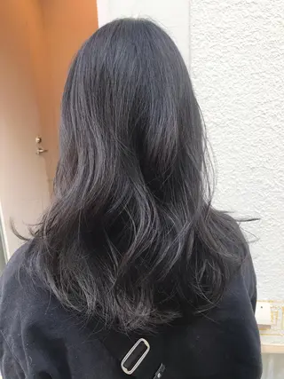 セミロング カラー enne /YUI🥣のヘアスタイル