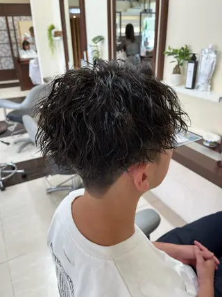 ショート パーマ メンズ 🧊メンズ特化🧊 高木航希のヘアスタイル