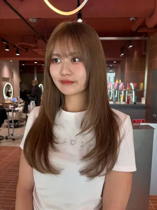 ロング カラー リピート率No1透明 感カラー/HANAのヘアスタイル