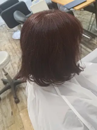 ミディアム カラー 〇21時〜カット専門 河野　恭太のヘアスタイル