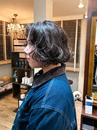 ショート パーマ enVOGUE/宮本 泰周のヘアスタイル