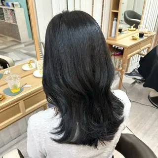 セミロング 艶カラー/髪質改善/ nodoka  🎀のヘアスタイル