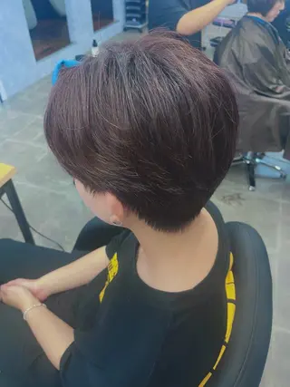 カラー メンズ 熊谷 有紗のヘアスタイル