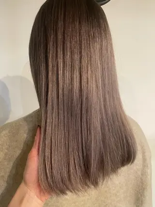 ロング カラー ヘアアレンジ キッズ ネイル マツエク・マツパ アイブロウ 透明感カラー/推しカ ラー☁️JURAのヘアスタイル