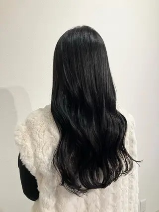 ロング 横山 麻衣子のヘアスタイル