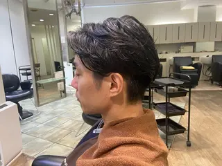 パーマ メンズ 牟田 いろはのヘアスタイル