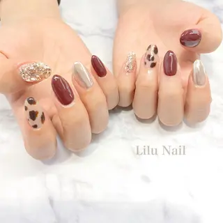 ネイル モチの良さ◉ フィルインネイル♡のネイルデザイン