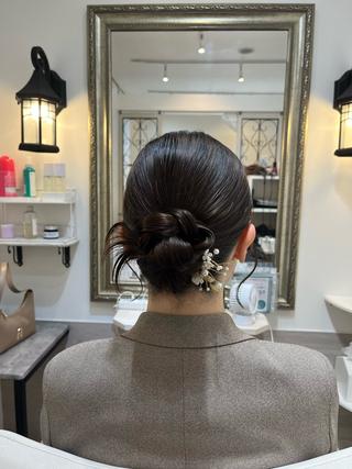 セミロング 🎀 縮毛矯正ヘア セット/ハルナ🎀のヘアスタイル