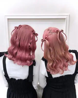 ミディアム ヘアアレンジ lien ヒジリのヘアスタイル