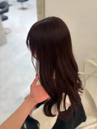 カラー girlな暖色ヘア 🪽🫧ハルナ🎀のヘアスタイル