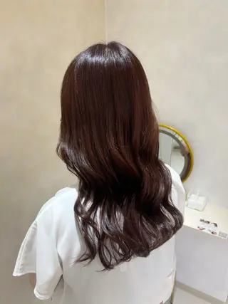 ロング カラー りほ/顔周りカット/ レイヤーカットのヘアスタイル