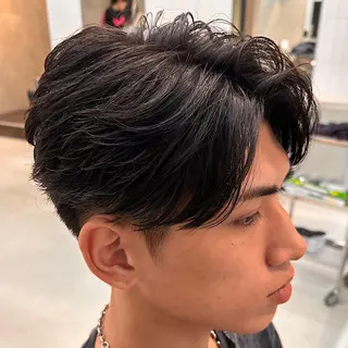ショート パーマ メンズ 小野寺 隼のヘアスタイル