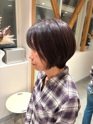 ショート しまうち まいのヘアスタイル