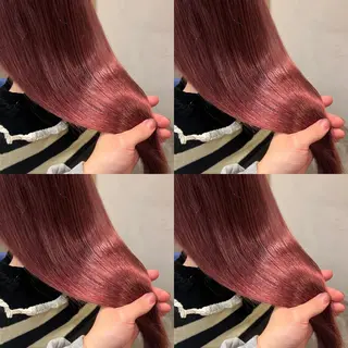 セミロング カラー レイヤーカット/ 縮毛矯正🇰🇷早坂のヘアスタイル
