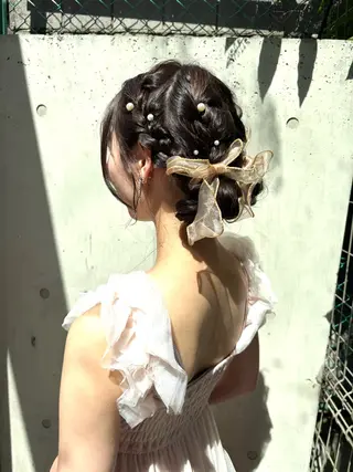 ヘアアレンジ 加藤志保 🎗️🫧モデル募集のヘアスタイル
