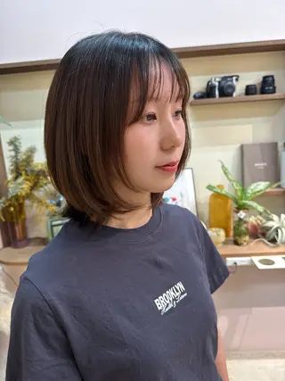 ミディアム カラー ヘアアレンジ 大曽根カットモデル /希空 noaのヘアスタイル