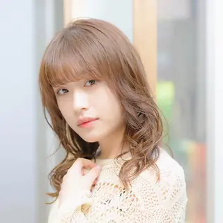 ミディアム カラー 🦋韓国系指名No1 店長/圓山 祐也🦋のヘアスタイル
