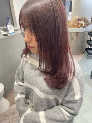 ロング ♡似合わせ ♡ハイトーン♡のヘアスタイル