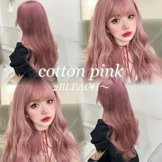 ロング カラー 色落ち綺麗🩰ハイ トーン🎀RINKAのヘアスタイル