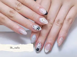ロング トゥー フエンのネイルデザイン
