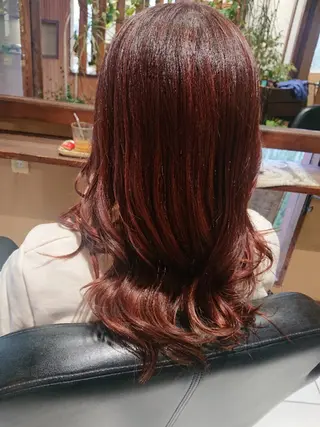 ロング 青山 早智子のヘアスタイル