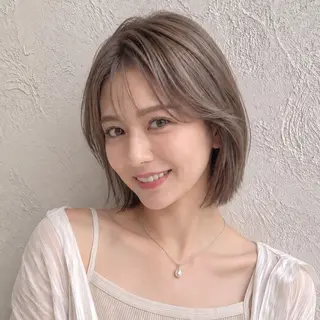 ショート カラー SOURCE堺東🫧 ヘアケア/艶カラーのヘアスタイル