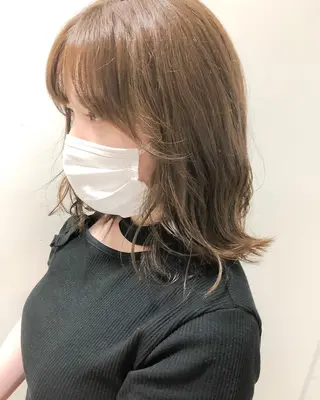 セミロング カラー ヘアアレンジ メンズ特化✂️栗原 侑也のヘアスタイル