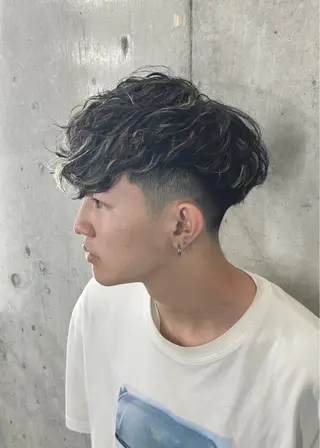 パーマ メンズ 中原 祥太のヘアスタイル