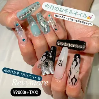 ロング ネイル nail salon Revymoreのネイルデザイン
