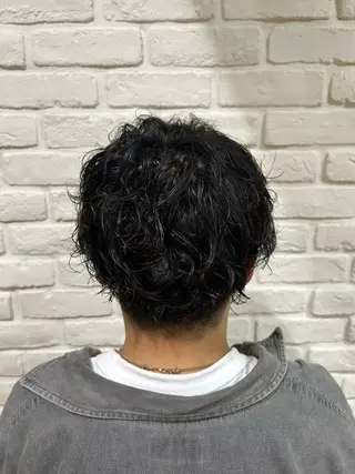 パーマ メンズ 望月 琉那のヘアスタイル