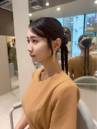 ヘアアレンジ wool TOKYO ありさのヘアスタイル