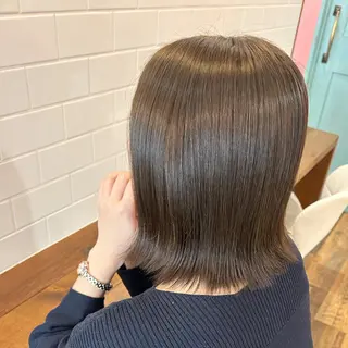 セミロング カラー 横浜/韓国レイヤー /透明感カラー🌷のヘアスタイル
