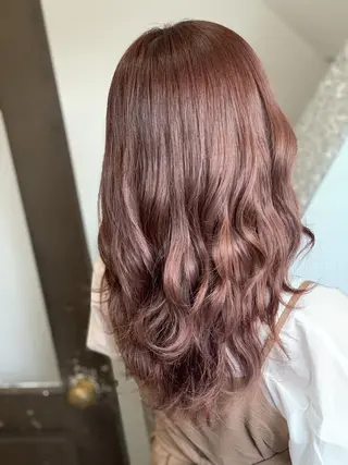 セミロング カラー ハイトーン得意😍 Lumiereのヘアスタイル