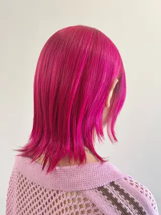 セミロング カラー 古川 琴美のヘアスタイル